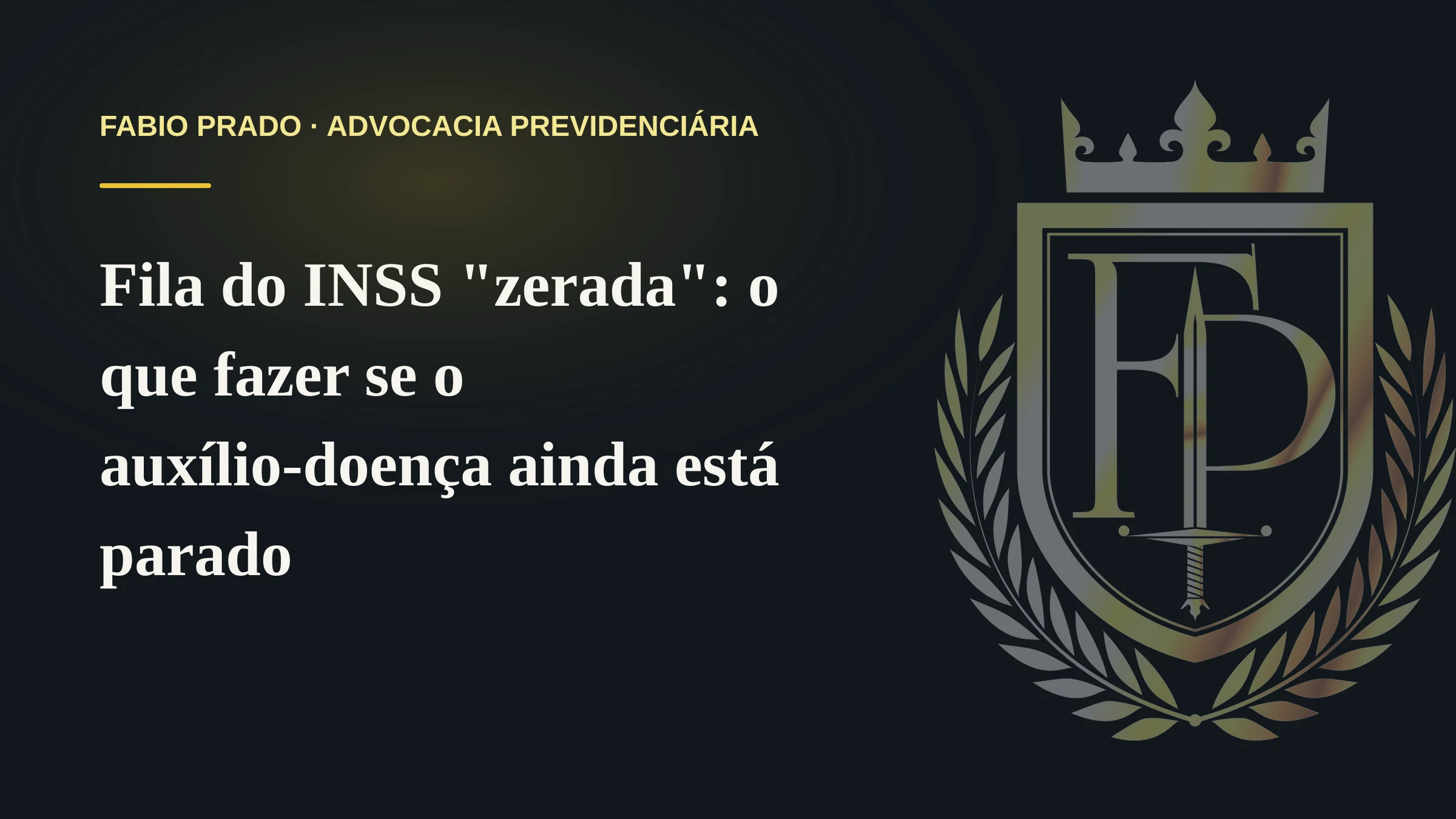 Fila do INSS "zerada": o que fazer se o auxílio-doença ainda está parado