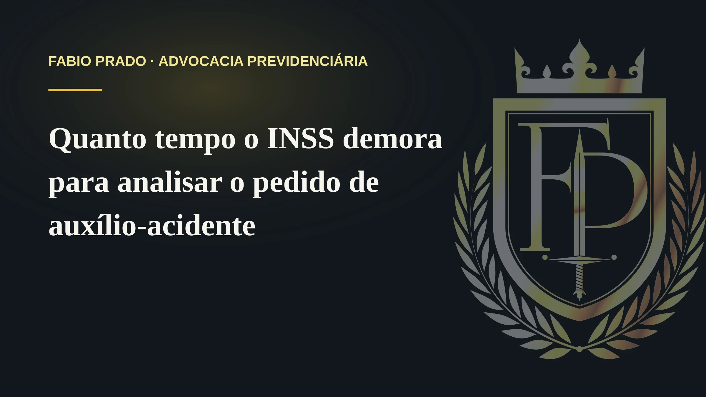 Quanto tempo o INSS demora para analisar o pedido de auxílio-acidente