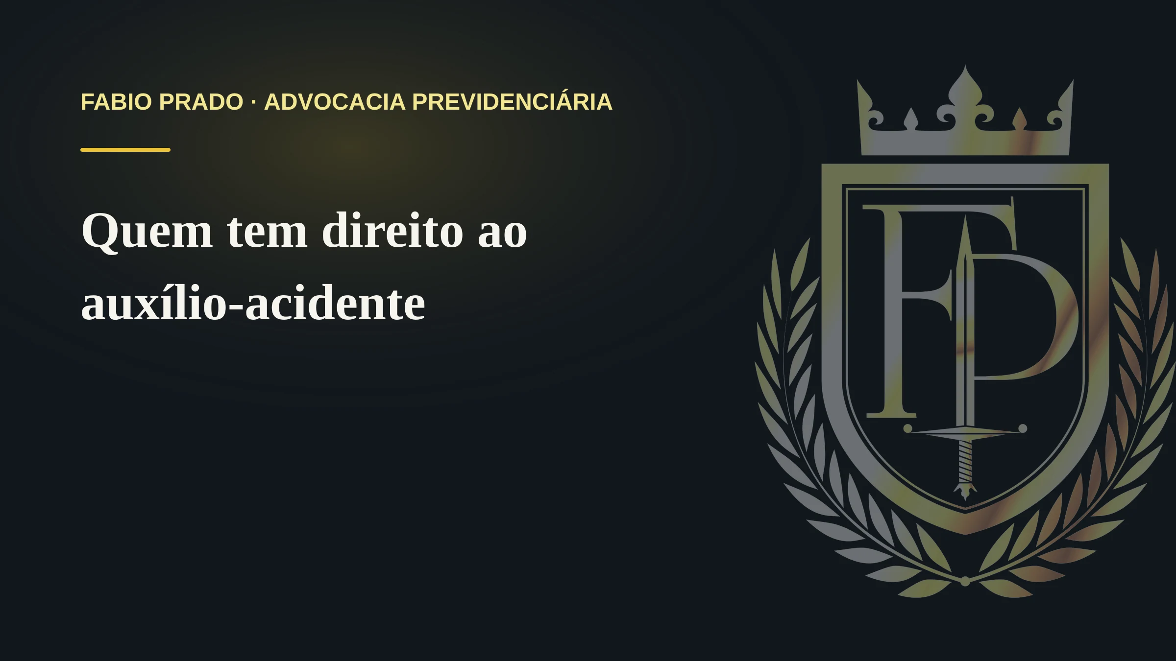 Quem tem direito ao auxílio-acidente