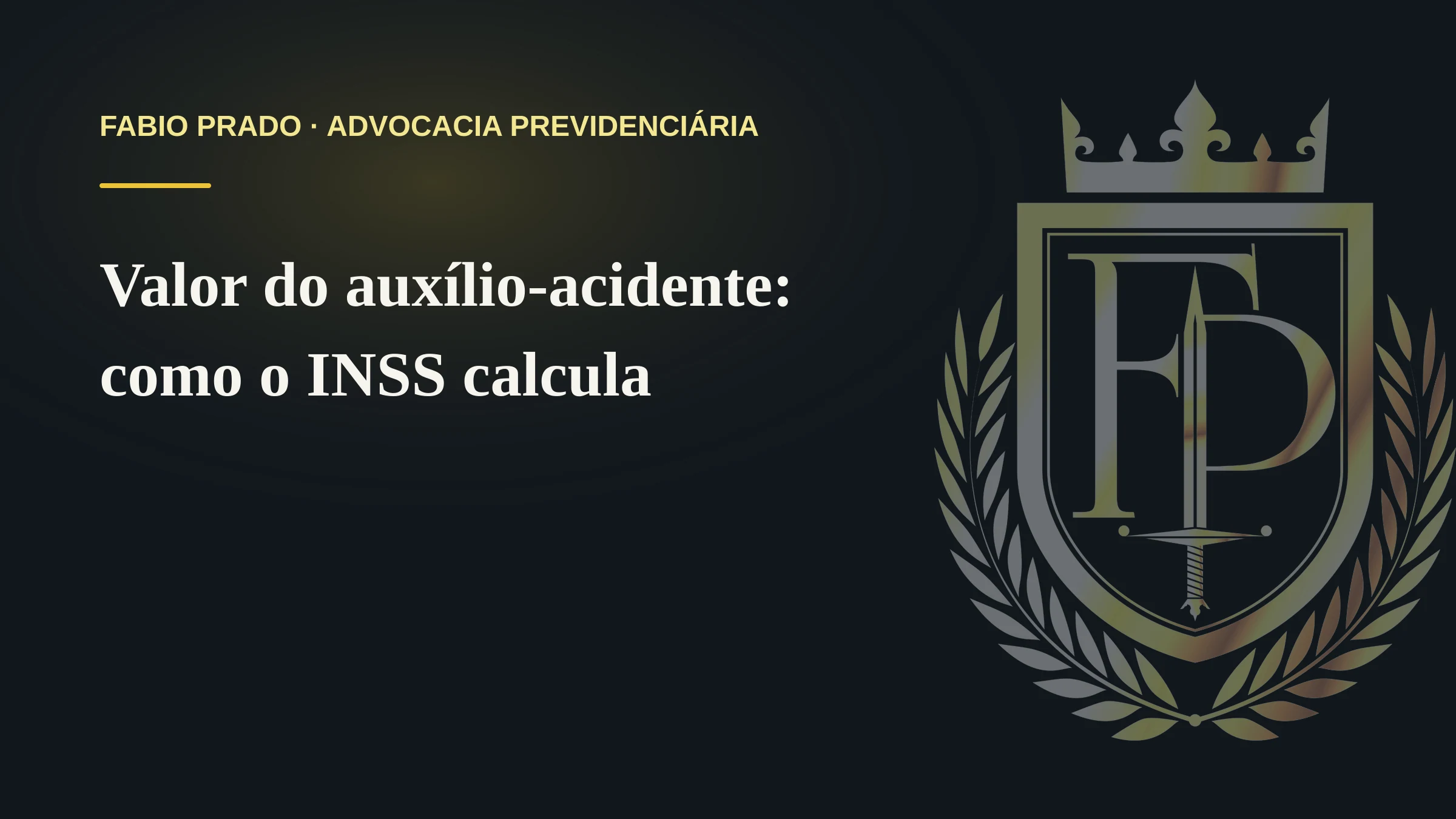 Valor do auxílio-acidente: como o INSS calcula